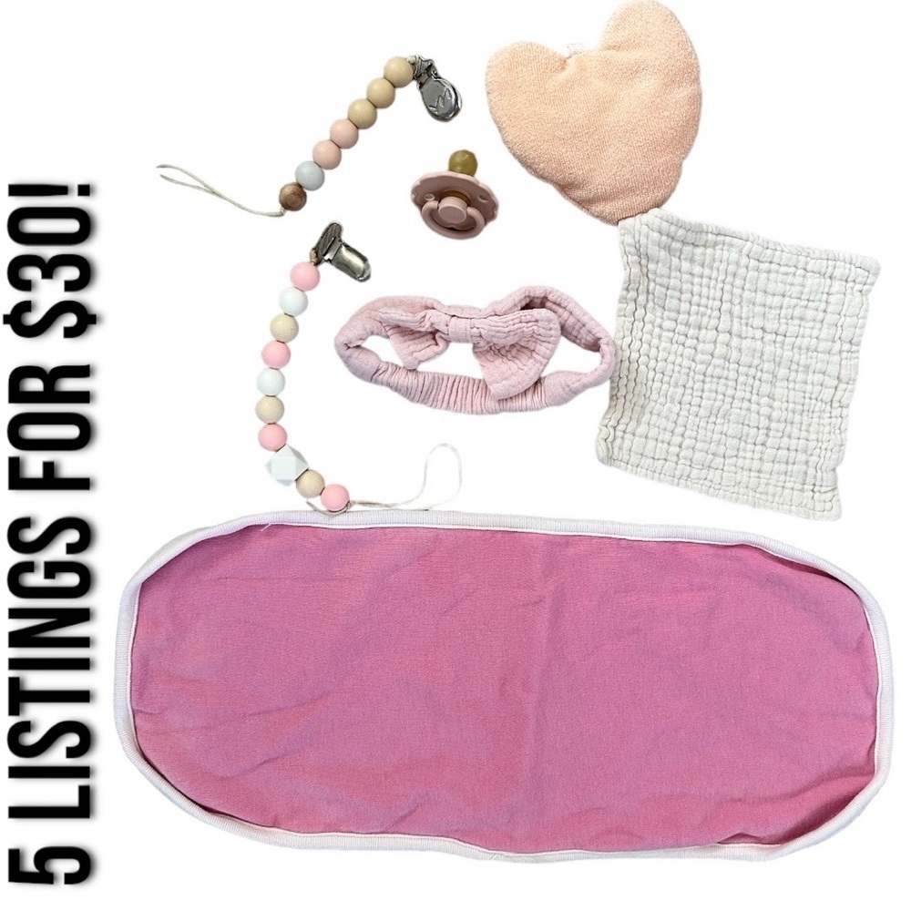 Baby girl accessory lot